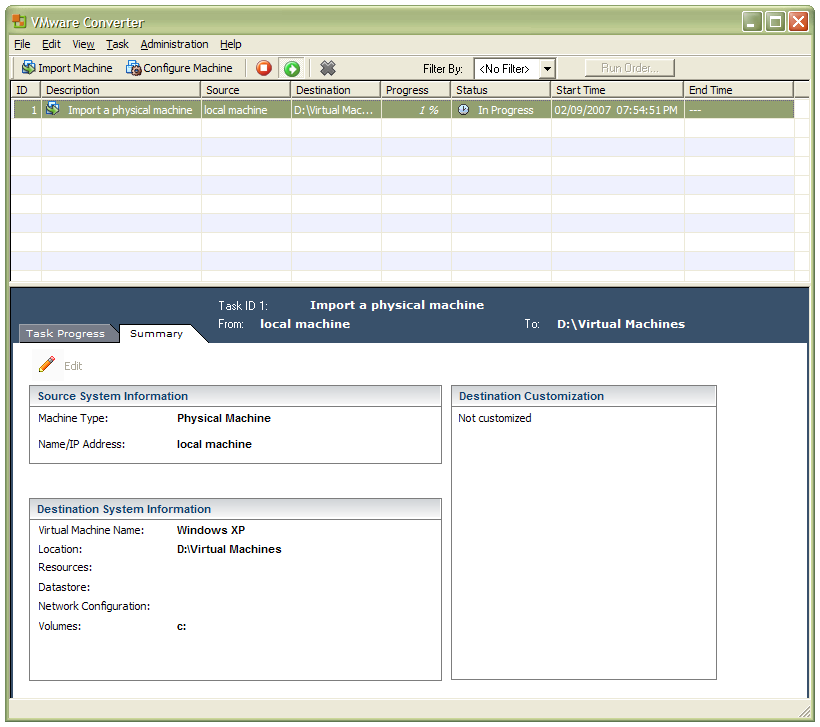 VMware Convertor