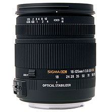 Sigma 18-125mm f/3.8-5.6 DC HSM zoom lens